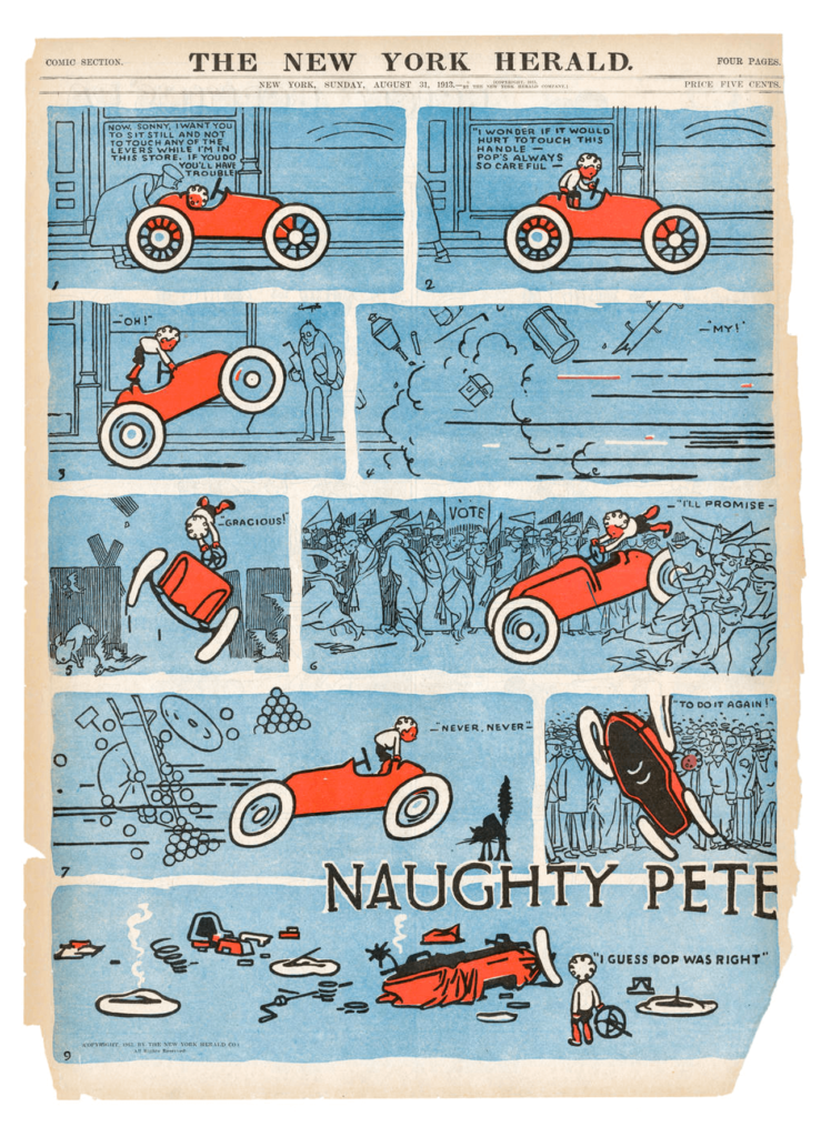 Charles Forbell,storia dell&#039;illustriazione,origini del fumetto